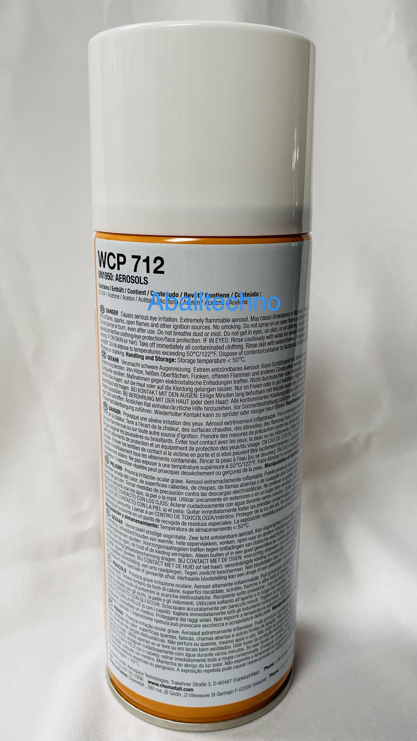 ชุดน้ำยาทดสอบ MT WCP-712 White Contrast Paints Magnetic Particle Testing Chemicals