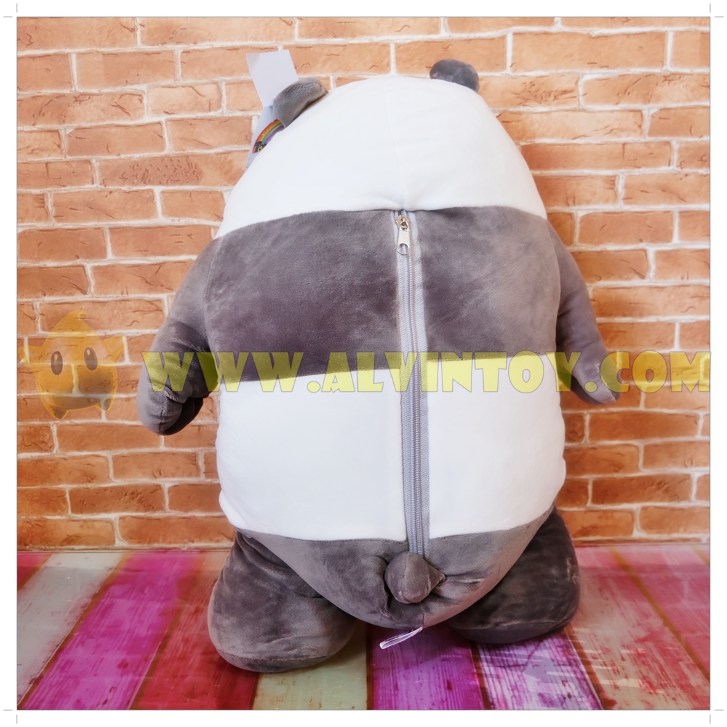 ตุ๊กตาหมอนผ้าห่มหมีแพนด้า ขนาดตุ๊กตา 50 ซม. ขนาดผ้าห่ม 140x90 ซม.