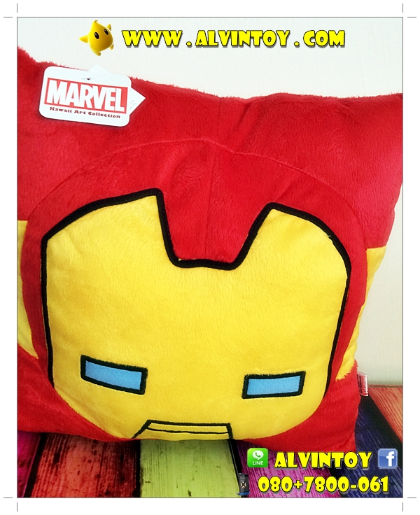 หมอนหน้าเหล่ี่ยม Iron Man - ไอรอนแมน