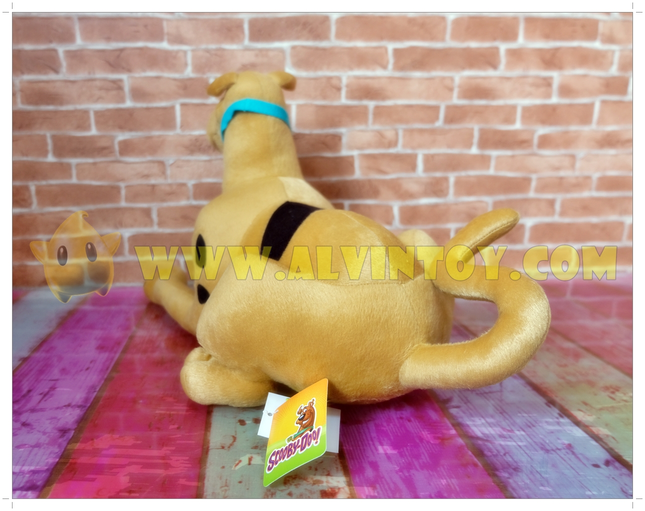 ตุ๊กตาหมา Scooby Doo - สคูบี้ดู ท่าหมอบ 38 cm.