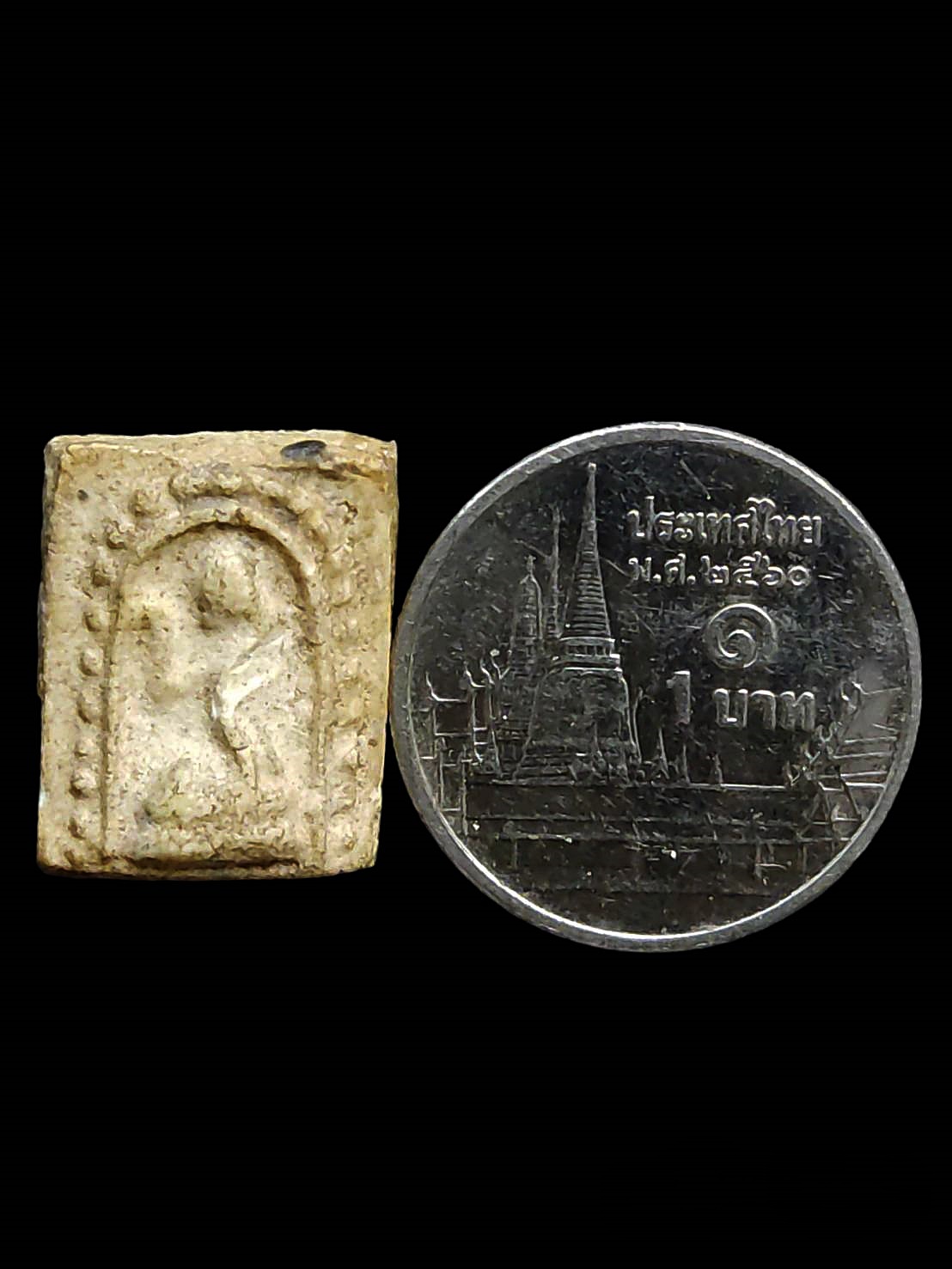 นางกวัก หลวงตาพัน วัดบางขุนพรหม กรุงเทพฯ เนื้อผง ปี 2502