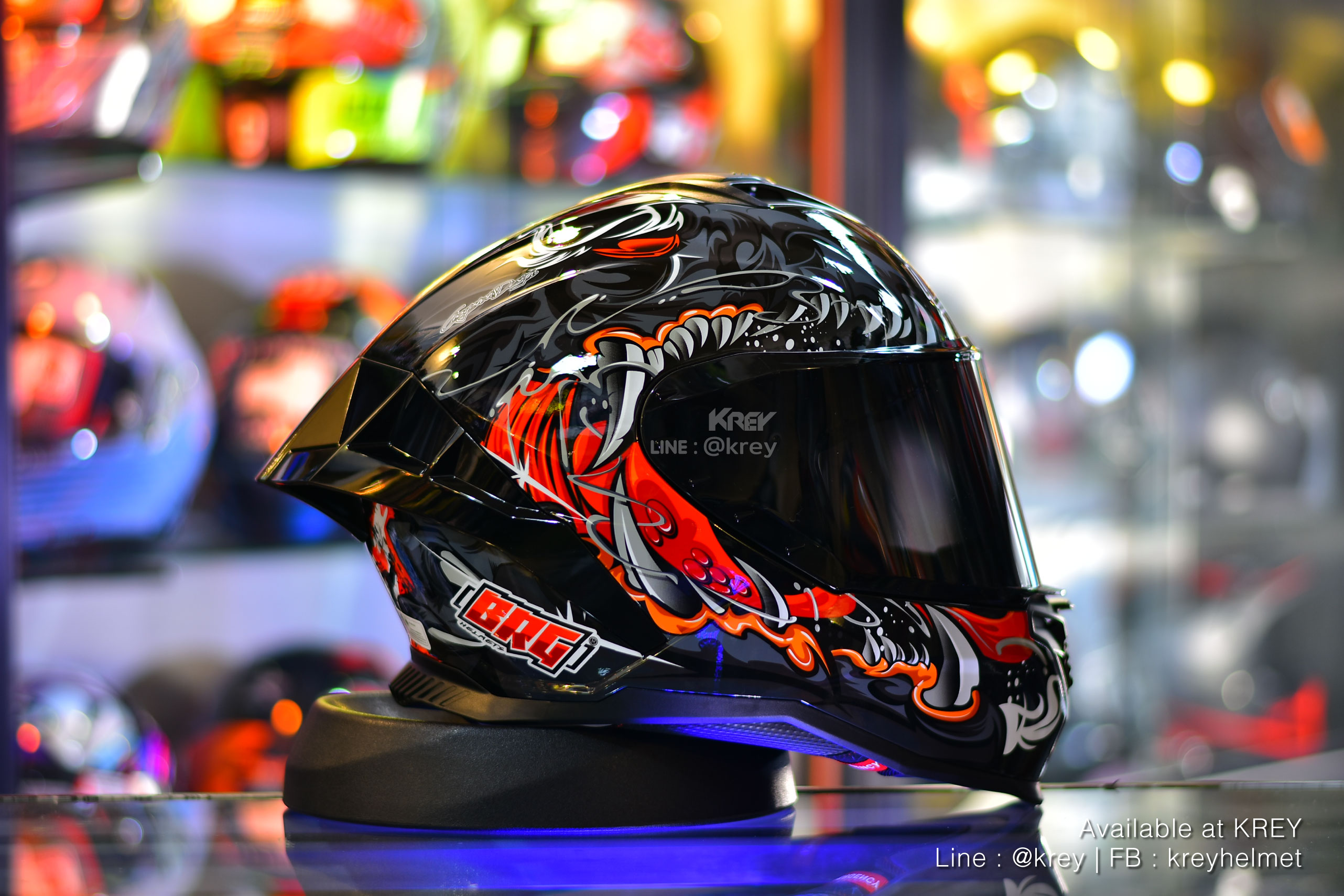 BRG model BR-23 Monster Glossy Red