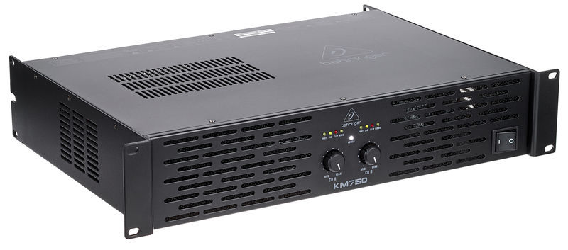 Behringer KM750 *ของแท้รับประกัน 1ปี* เพาเวอร์แอมป์ 750 วัตต์, 750-watt 2-channel Power Amplifier with Accelerated Transient Response