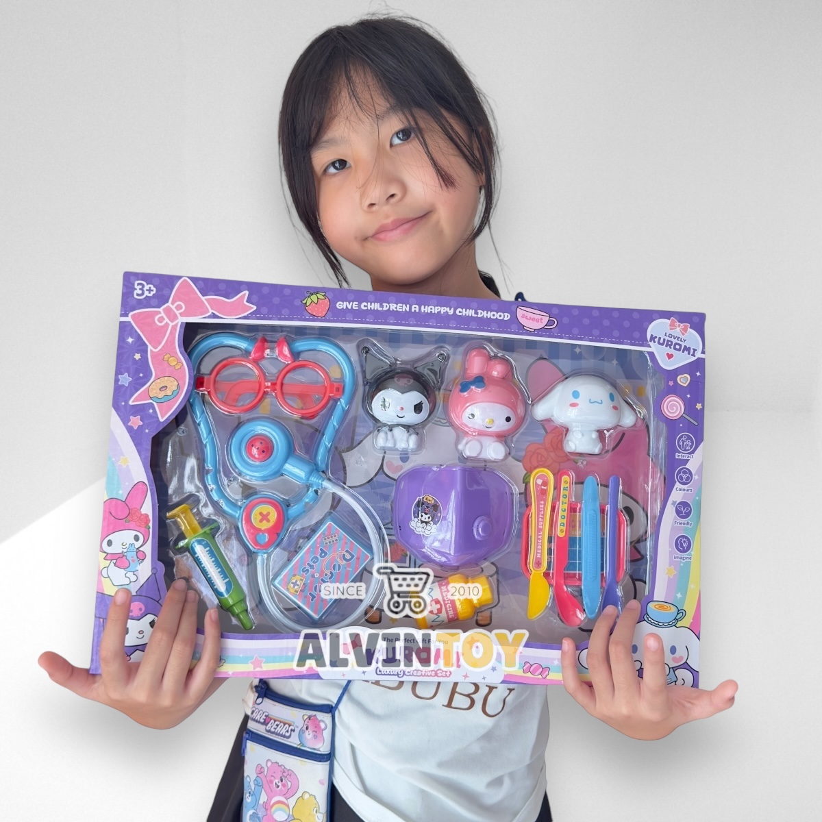 ชุดของเล่น Kuromi คุโรมิ พร้อมอุปกรณ์