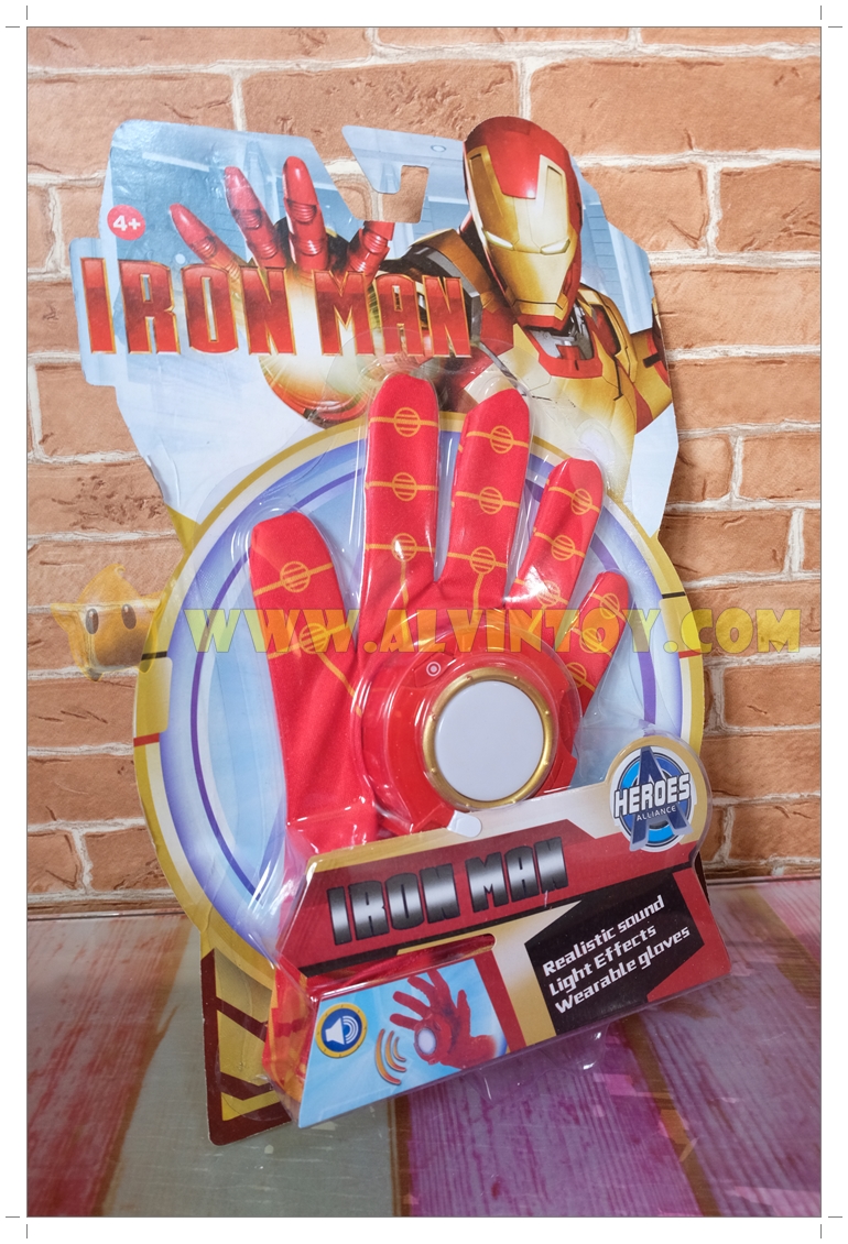 ถุงมือ Ultimate Iron Man มีไฟ