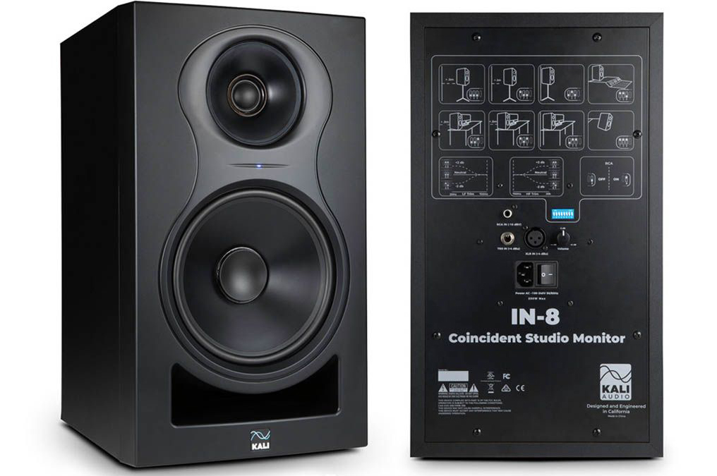 Kali Audio IN8 (Pair/ต่อคู่) By Muzic Craft ลำโพงสตูดิโอมอนิเตอร์ขนาด 8", 3 ทาง, ทวีตเตอร์แบบ Coaxial,ไดรเวอร์ย่านเสียงกลาง Optimized-profile, Low-noise Port Tube,Boundary EQ, HF/HF Trims รับประกันศูนย์ไทย 1 ปีเต็ม