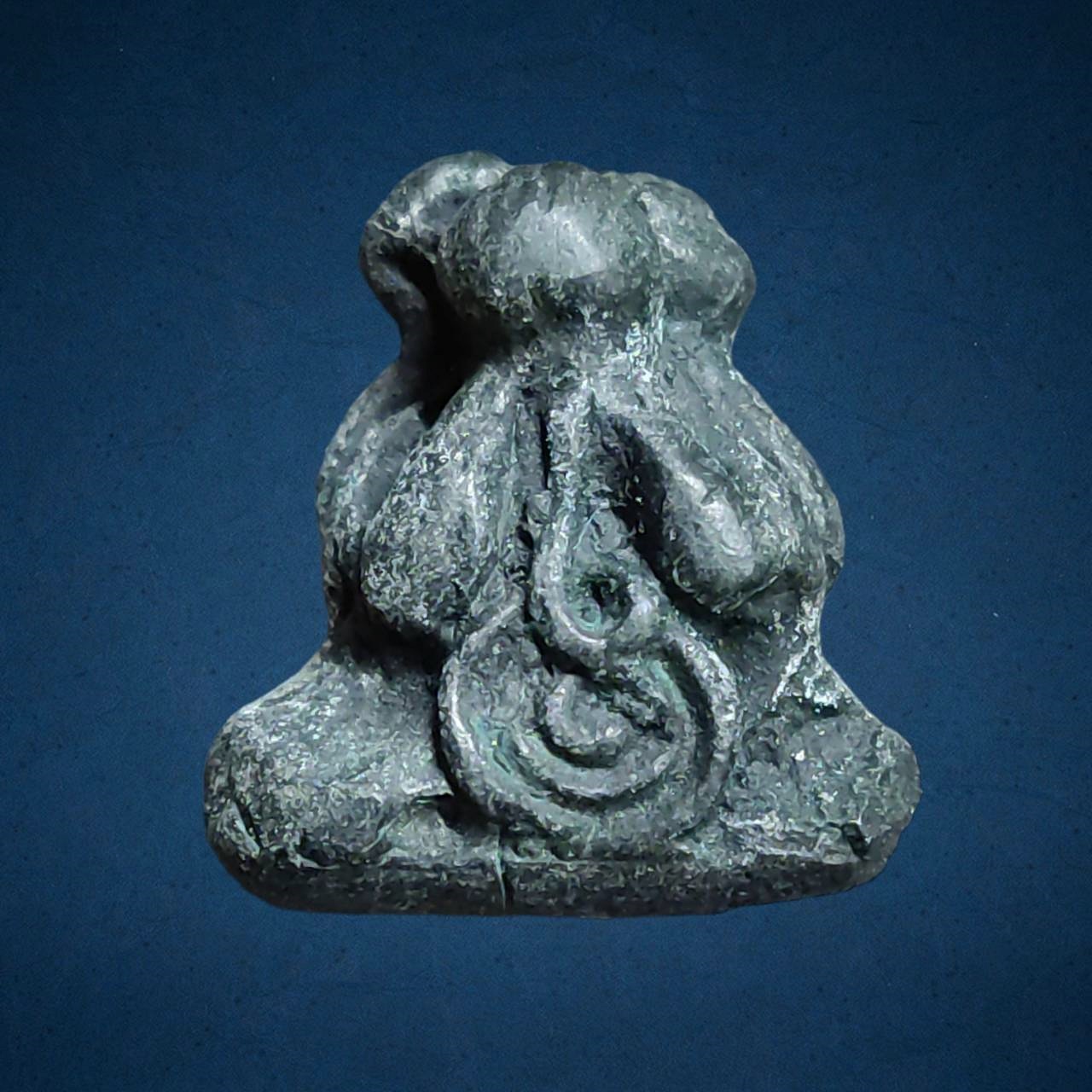 พระปิดตามหาอุตม์หลวงพ่อทา วัดพะเนียงแตก จ.นครปฐม พิมพ์สามเกลอ เนื้อเมฆพัตร