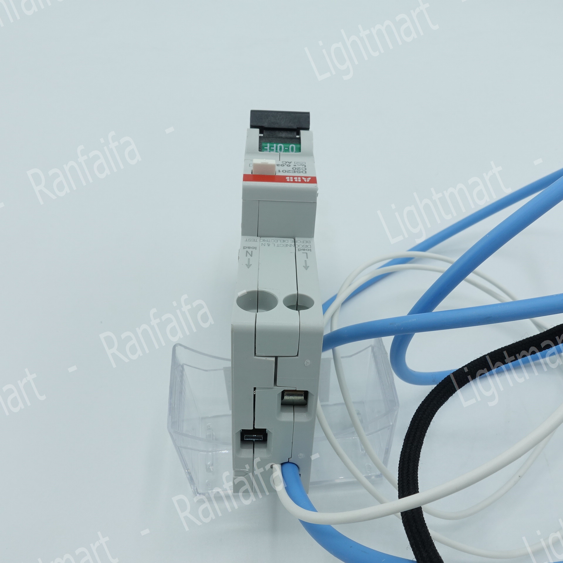 ลูกเบรกเกอร์ย่อย 1P กันไฟดูด (RCBO) 16-32A 30mA "ABB"