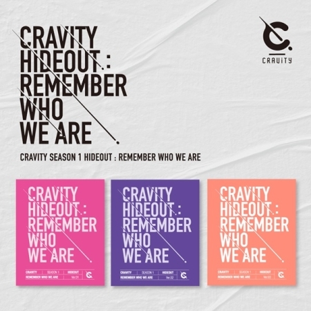 ( Pre-Order ) CRAVITY - CRAVITY SEASON 1 HIDEOUT : REMEMBER WHO WE ARE Set 3 ver + Poster 3 ver วางจำหน่าย 15 / 4 / 2020