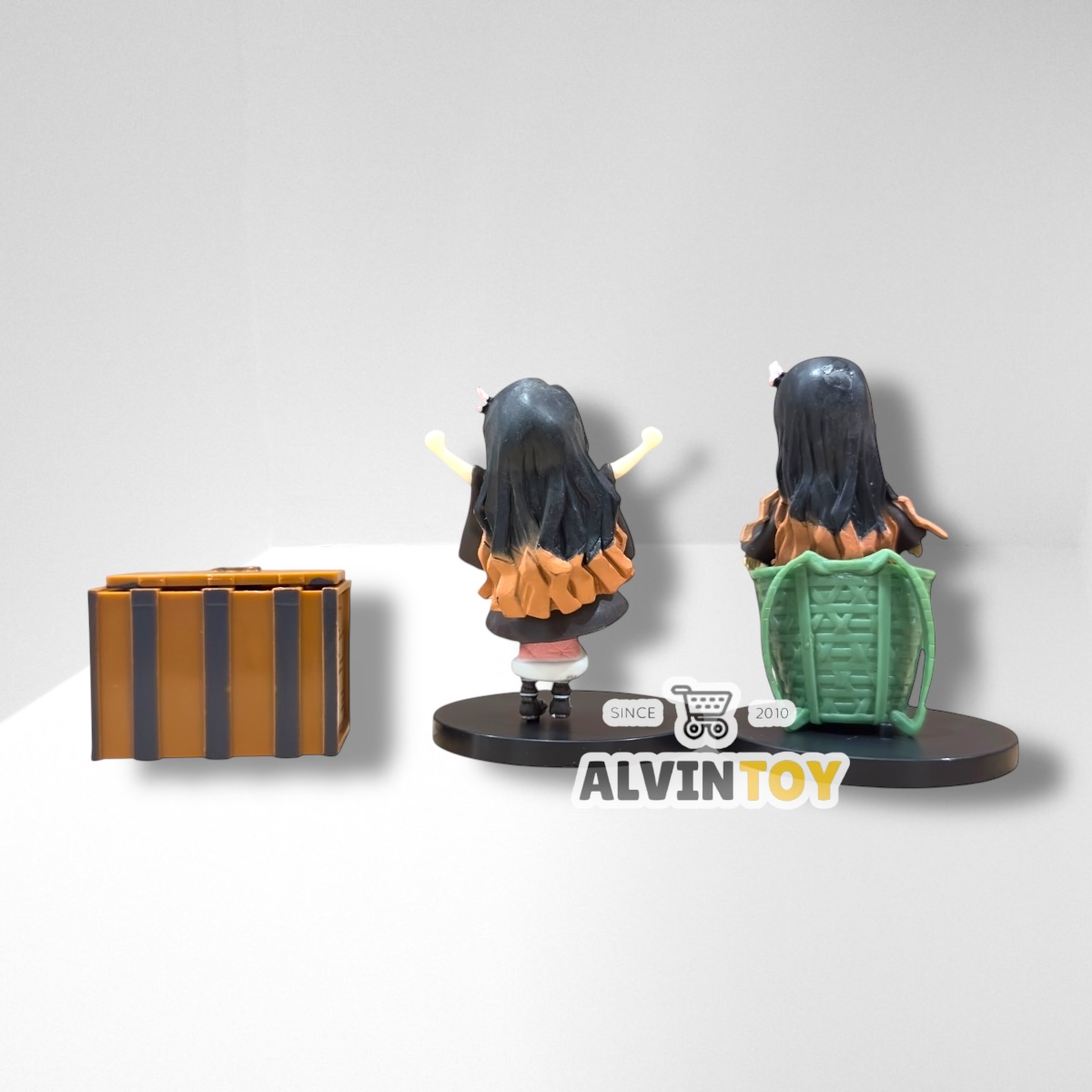 โมเดล เนซึโกะ ดาบพิฆาตอสูร เซ็ต 5 ตัว ขนาดความสูง 5.5 - 7 ซม. มีฐาน งานสวย