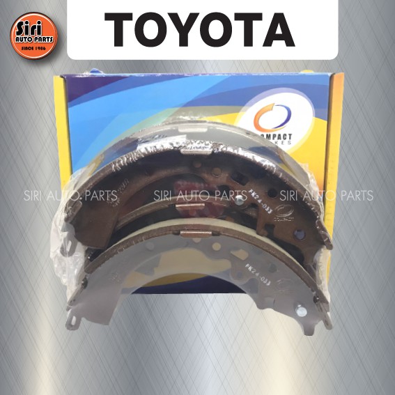 Compact Brake (ประกัน 1 เดือน) ก้ามเบรคหลัง TOYOTA REVO 2WD โตโยต้า รีโว่ compact (TCN2369) ผ้าเบรคหลัง