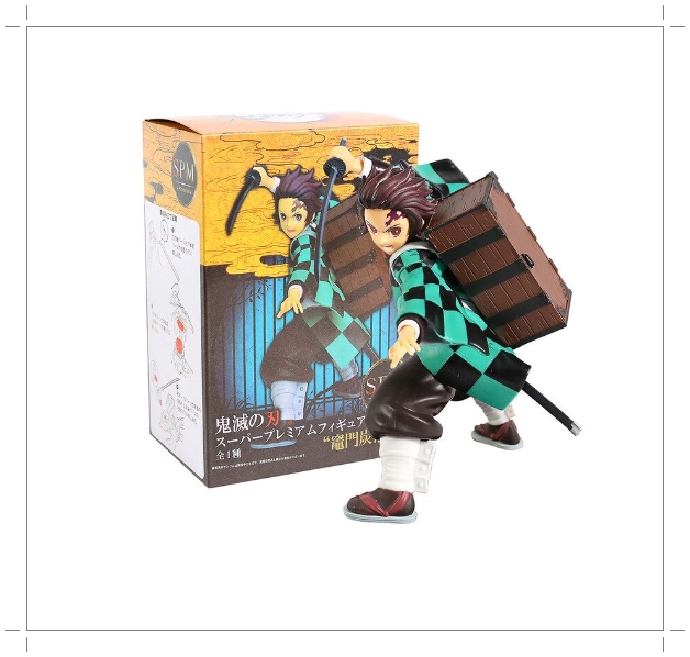 Action Figure Kimetsu no Yaiba ฟิกเกอร์ ดาบพิฆาตอสูร คามาโดะ ทันจิโร่ ขนาดความสูง 17 ซม. มีฐาน พร้อมกล่อง งานสวย