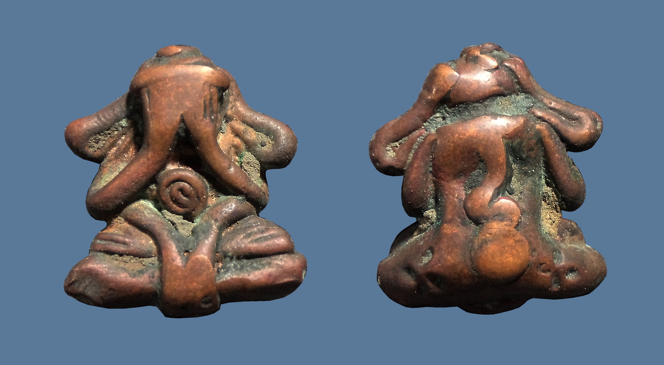 พระปิดตา นครศรีธรรมราช เนื้อทองแดงเถื่อน