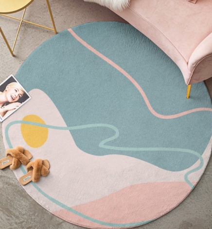 พรมเช็ดเท้ามินิมอล น่ารักซับน้ำได้ดีแห้งเร็วสนิท พร้อมแผ่นกันลื่น