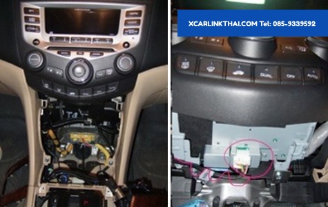 DIY ติดตั้ง USB วิทยุเดิมติดรถ Honda Accord G7 ง่ายๆด้วยตัวเองครับ 3# ถอดกล่องเก็บของใต้วิทยุออก วิธีถอดดูได้จากคลิปวีดีโอด้านบน. มองด้านใต้วิทยุจะเห็นปลั๊กว่างอยู่ตัวนึง. ไว้ให้เอาสายของอุปกรณ์ Xcarlink เสียบเข้าไป