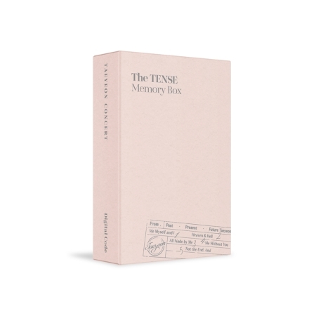 ( Pre-Order ) TAEYEON CONCERT The TENSE Memory Box ( Digital Code ver ) วางจำหน่าย 28 / 11 / 2025
