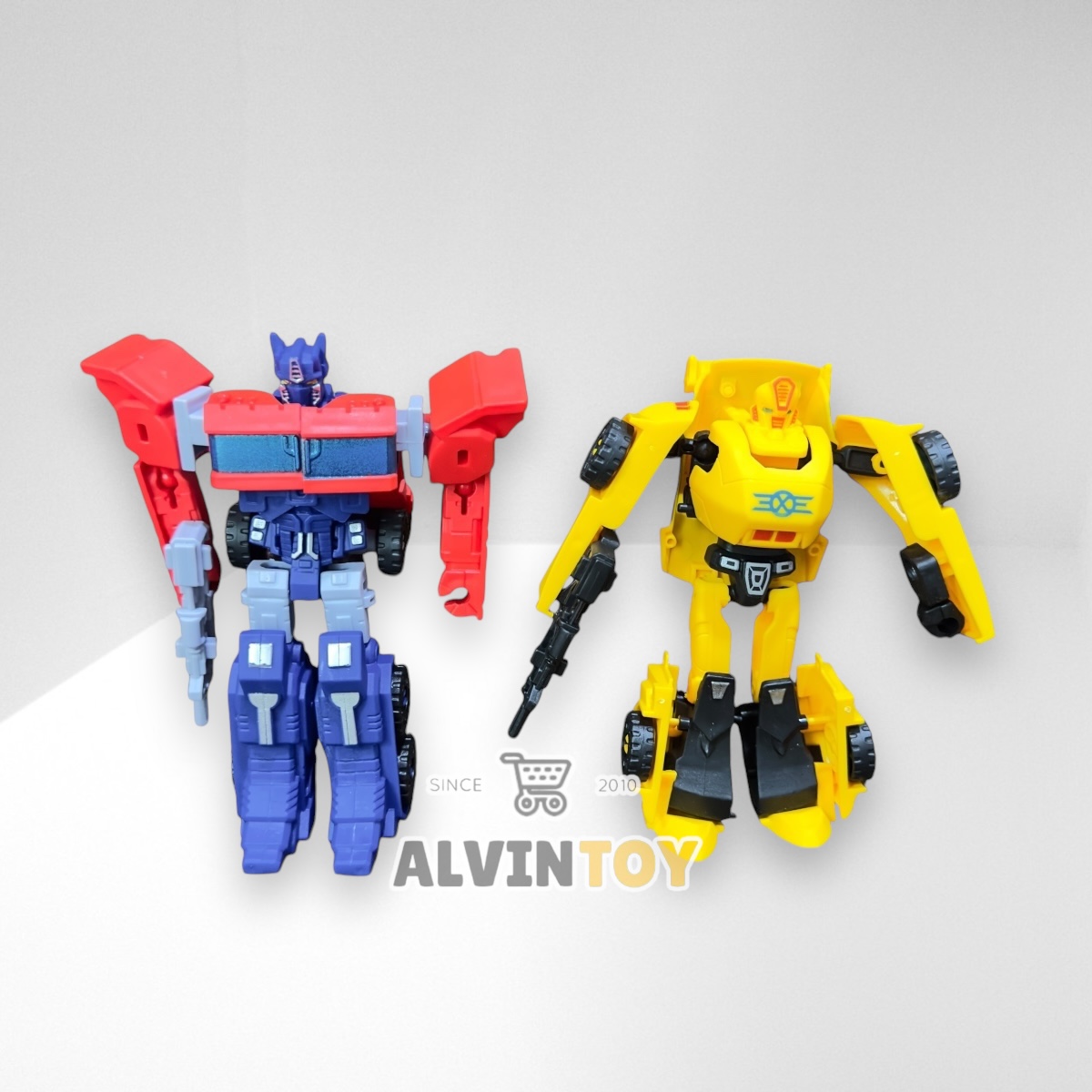 หุ่นยนต์ Transformer ทรานฟอร์เมอร์ กล่อง 4 ตัว แปลงร่างได้