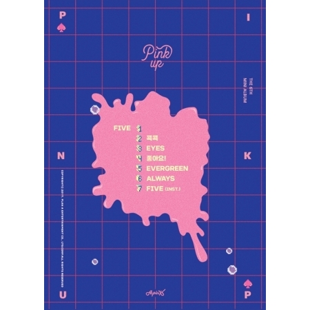( Pre-Order ) A PINK 6th Mini Album Pink Up ( B Ver. ) + Poster ราคา 630 บาท ( ยังไม่รวมค่าจัดส่ง ) วางจำหน่าย 27 / 6 / 2017