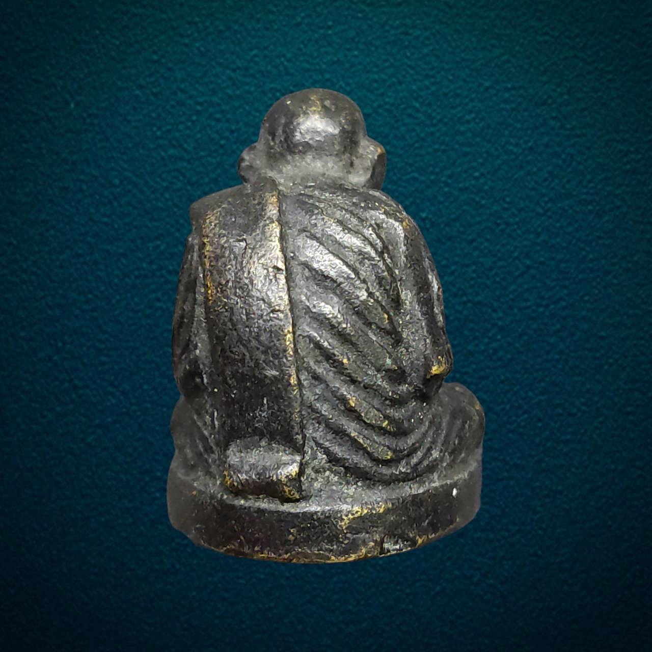 รูปหล่อหลวงปู่สุก วัดทรงธรรมวรวิหาร พระประแดง สมุทรปราการ ปี 2513