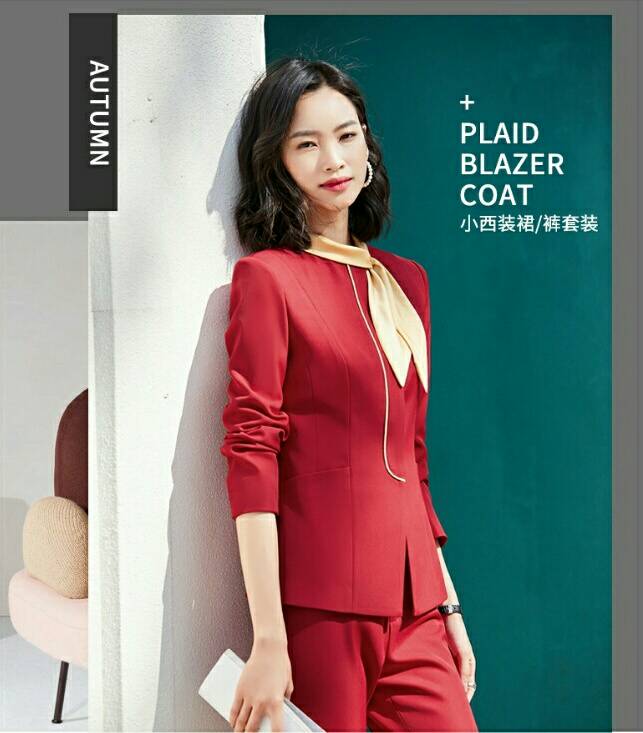 ชุดสูท ชุดพนักงานต้อนรับโรงแรม ชุดพนักงานออฟฟิศ