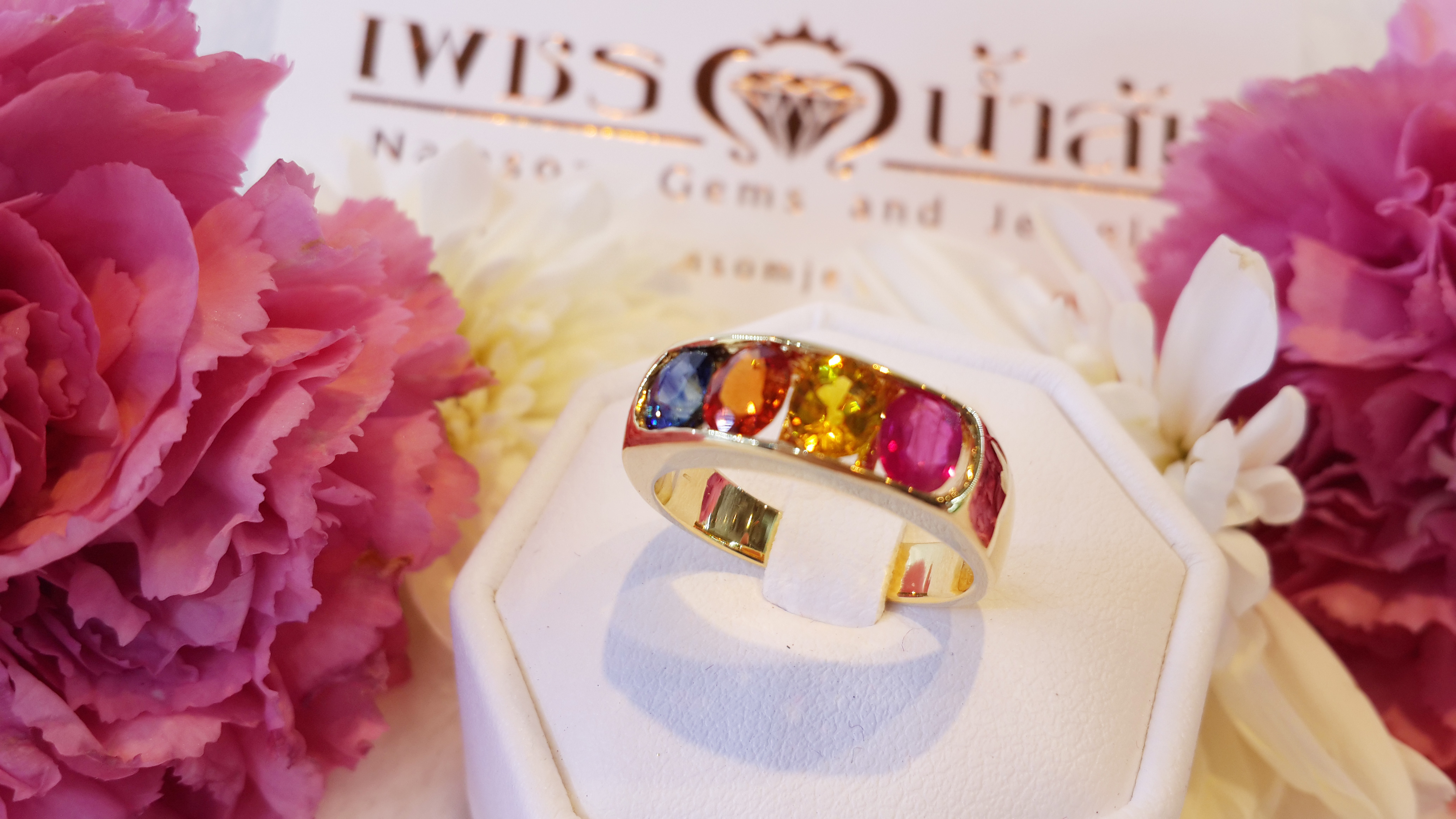 แหวนsapphire สลับสี