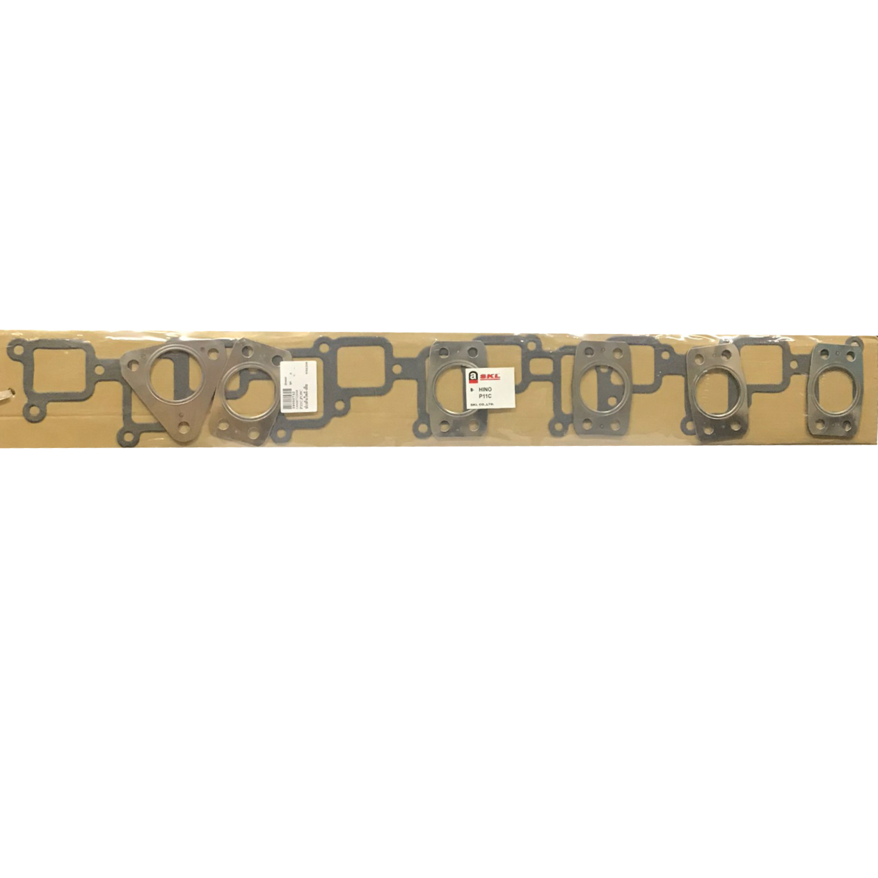 ประเก็นไอดีไอเสีย HINO P11C / PO9C / ฮีโน่ / ยี่ห้อ SKL / Gasket manifold in-ex / ปะเก็นไอดีไอเสีย