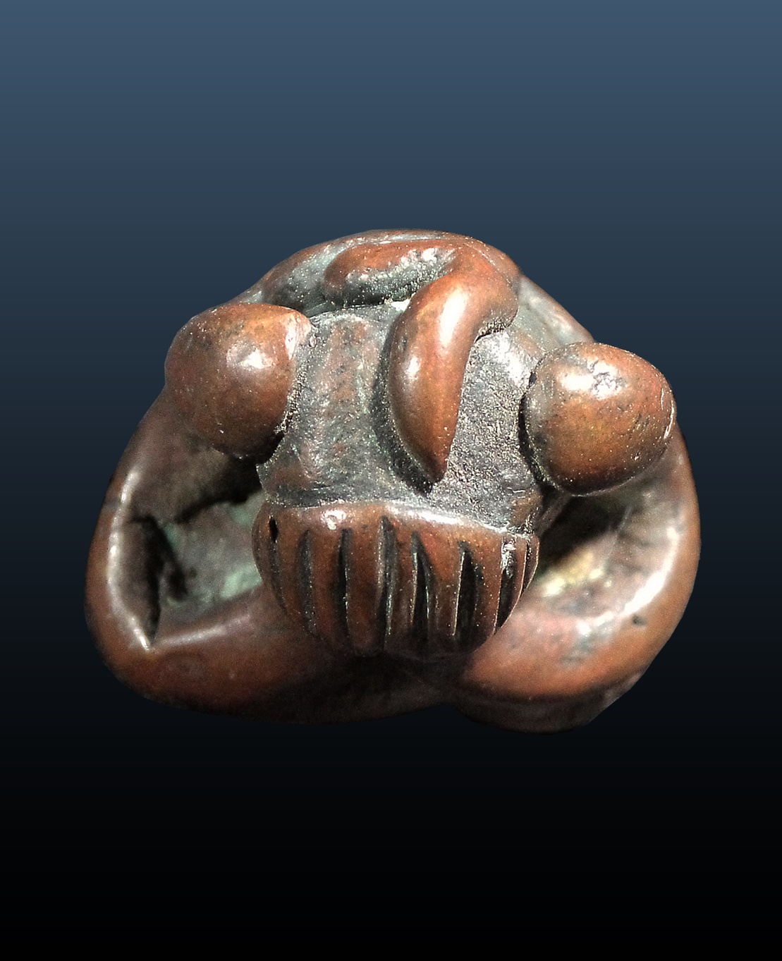 พระปิดตา นครศรีธรรมราช เนื้อทองแดงเถื่อน