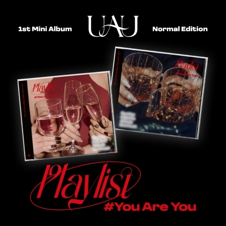 ( Pre-Order ) UAU 1st Mini Album [Playlist #You Are You] ( Normal ver ) Set 2 ver * ไม่มี Poster * วางจำหน่าย 29 / 5 / 2025