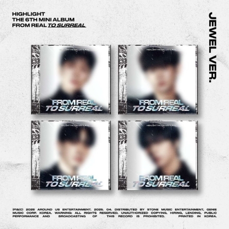 ( Pre-Order ) Highlight 6th Mini Album [From Real to Surreal] ( Jewel ver ) random* ไม่มี Poster พับในกล่อง * วางจำหน่าย 29 / 4 / 2025