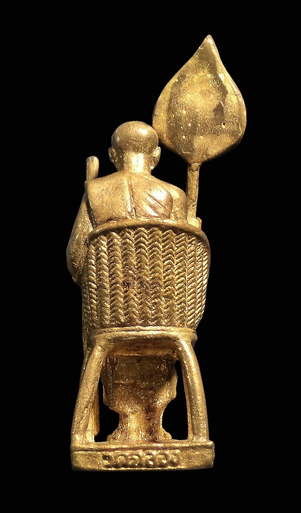 รูปหล่อถือพัดยศ หลวงพ่อแช่ม วัดฉลอง จ.ภูเก็ต