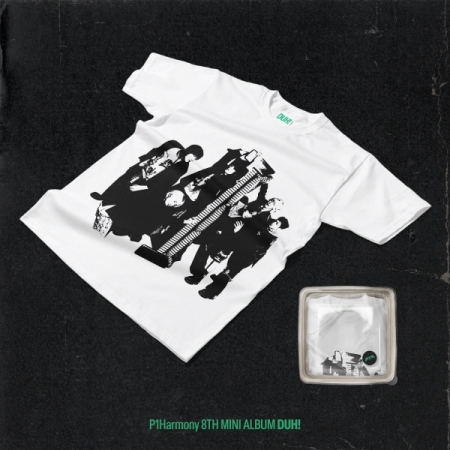 ( Pre-Order ) P1Harmony 8th Mini Album [DUH!] Plain White T ver ( Limited ) * มี Poster พับ * วางจำหน่าย 9 / 5 / 2025