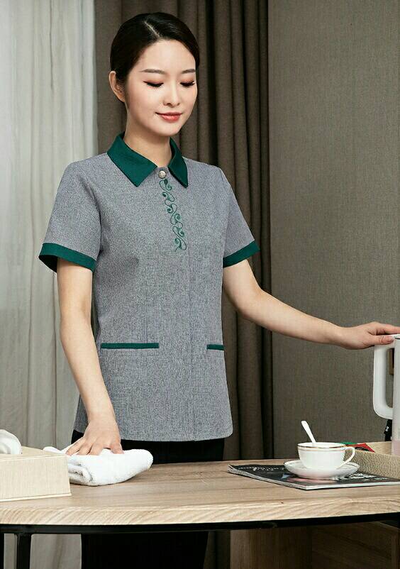 เสื้อแม่บ้าน พ่อบ้าน พนักงานทำความสะอาด