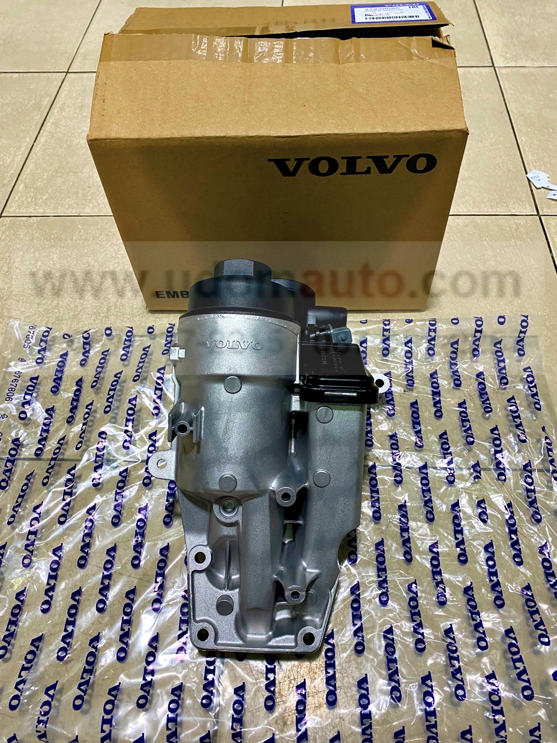 ฐานกรองน้ำมันเครื่อง + โอริง VOLVO S80,V50,S40 วอลโว่ S80 /แท้ VOLVO