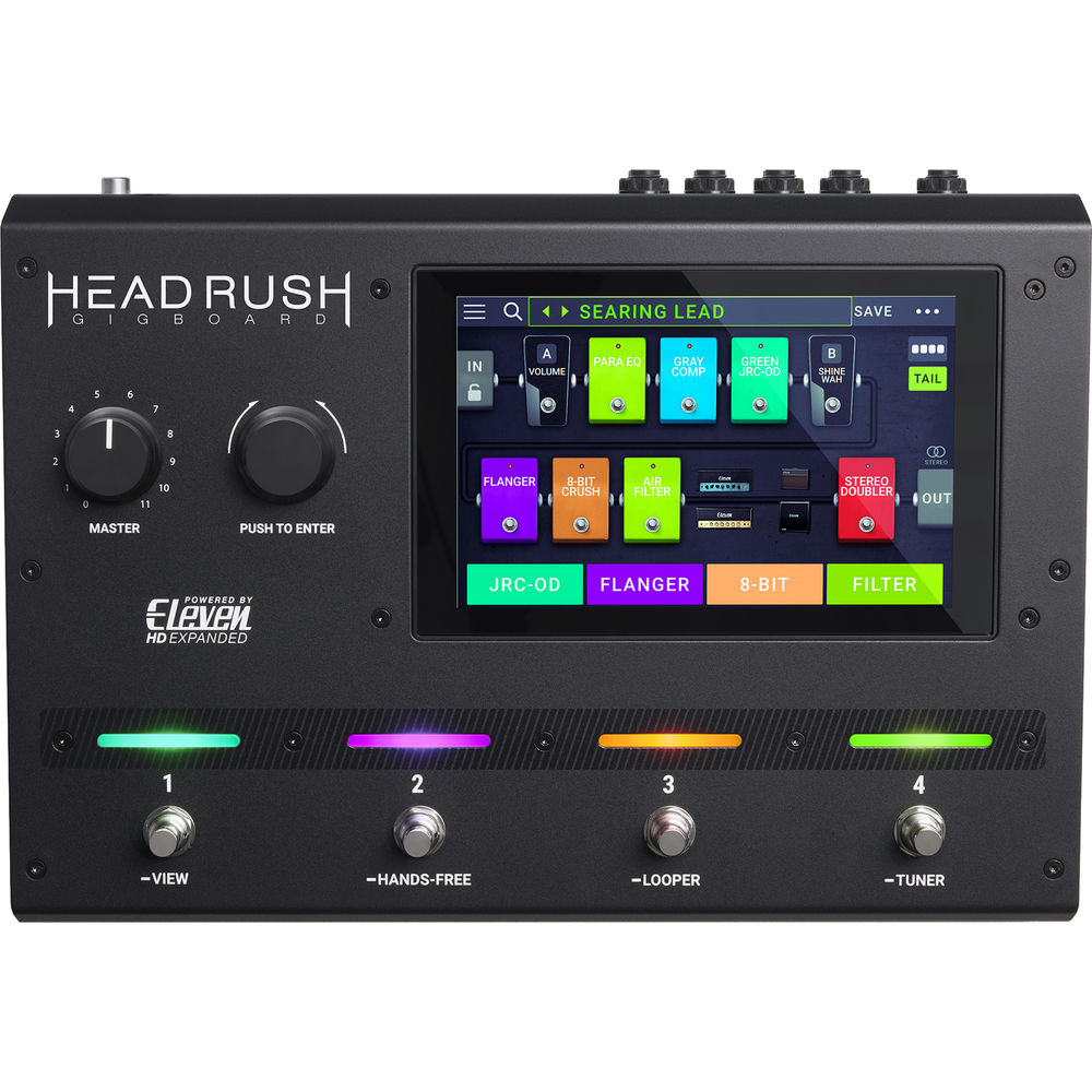 HeadRush Gigboard *ของแท้รับประกันศูนย์* Amp-Modeling Guitar Effect จำลองแอมป์/เอ็ฟเฟ็กต์/ไมค์,จอสัมผัส,ครบครันทั้งไลฟ์/สตูดิโอ