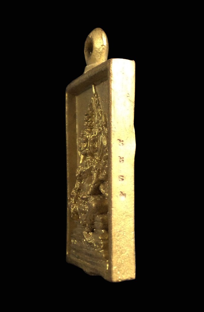 เหรียญหล่อ พระพรหม รุ่นแรก รุ่นสมความปราถนา หลวงพ่อรวย วัดตะโก อยุธยา ปี2557 เนื้อทองระฆัง