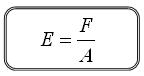 E=F/A