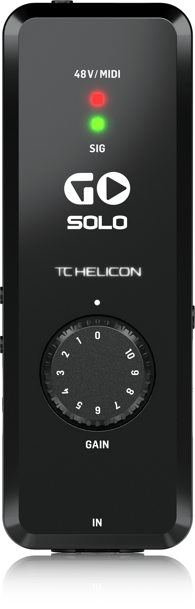 Tc Helicon GO SOLO *ของแท้รับประกัน 1ปี* ออดิโออินเตอร์เฟส, 24-Bit/48 kHz, iOS/ Android/ Mac/ PC ฟรี!! สายUSB/ สาย Lightning
