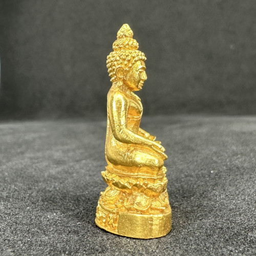 รหัส 64671 พระกริ่งไพรีพ่ายฤทธิ์ เนื้อทองคำ รุ่นคูณรุ่งโรจน์ ปี 2537 หลวงพ่อคูณ วัดบ้านไร่ นน. 27.74 g