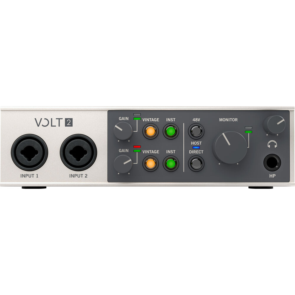 Universal Audio Volt 2 *ของแท้รับประกัน 1ปี* USB-C Audio Interface, ออดิโออินเตอร์เฟส, PC/ Mac/ iOS