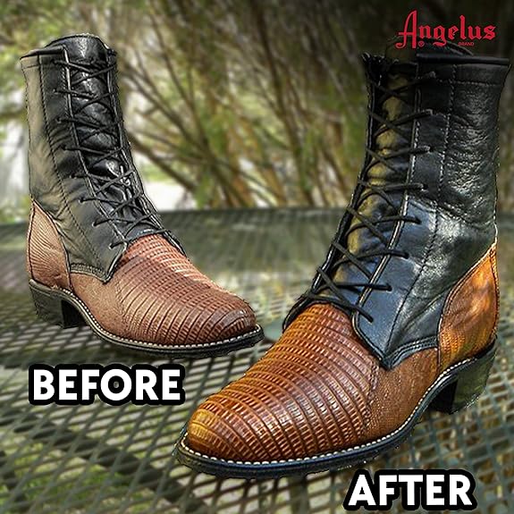 Angelus ผลิตภัณท์ทำความสะอาดหนัง Reptile/Exotic Leather Cleaner And Conditioner 8 Fl. Oz.