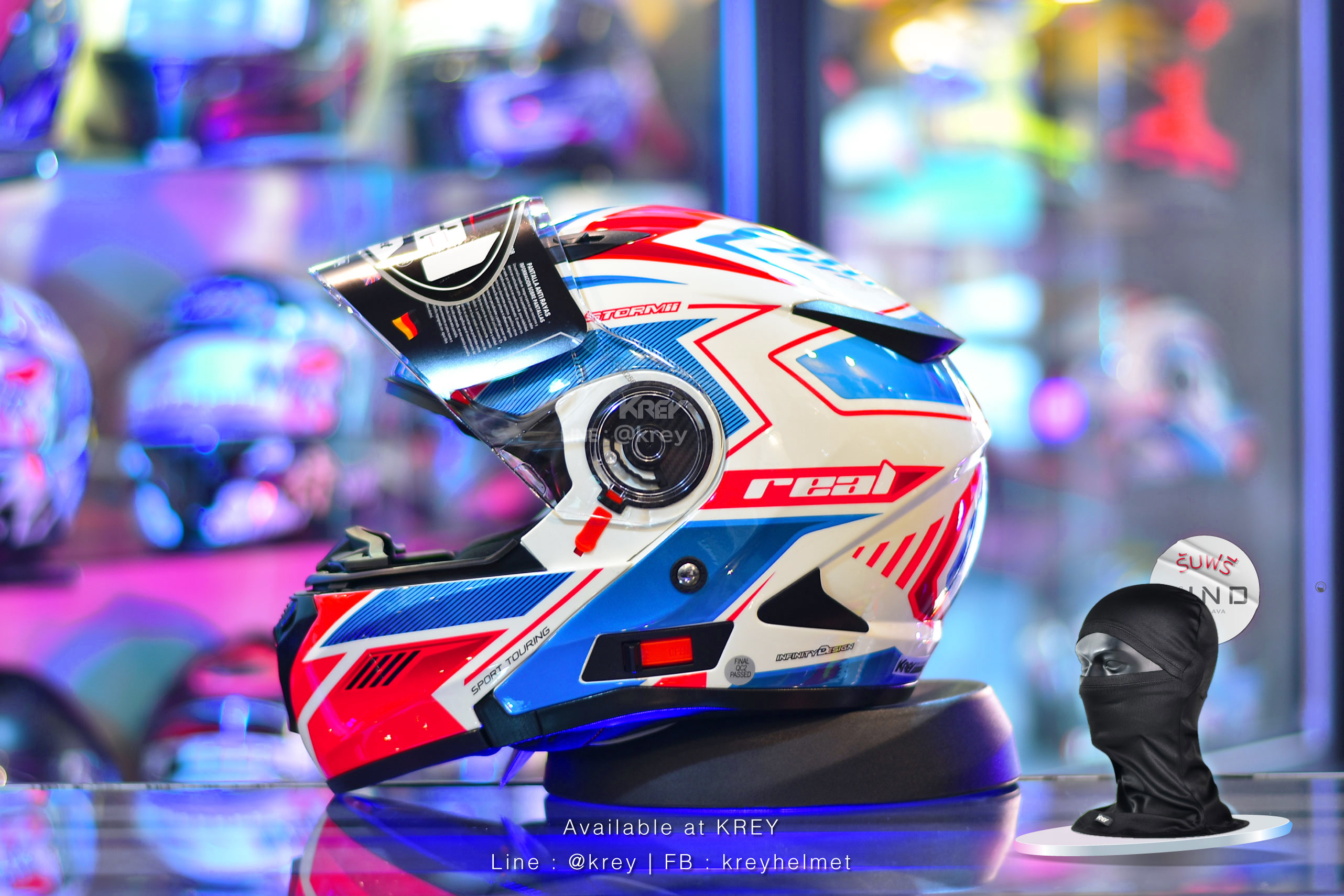 Real model Storm Eagle Force White Blue Red