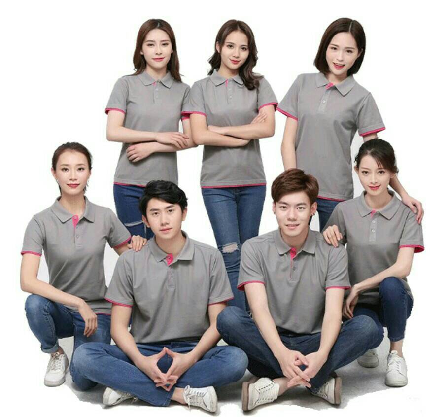 เสื้อยืดปกโปโล เสื้อโปโลแขนสั้น เสิ้อฟอร์มพนักงาน