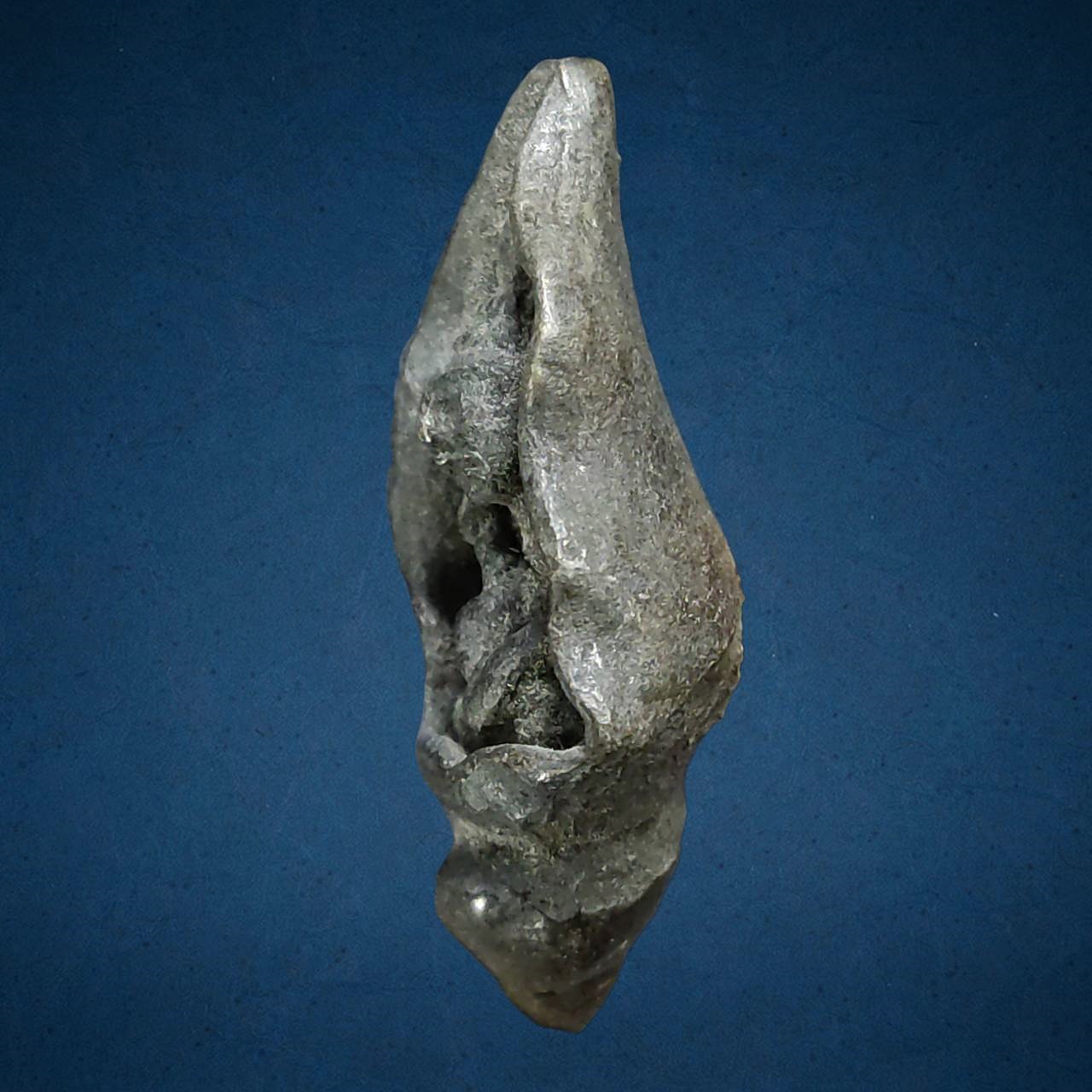 พระอุปคุต ศิลปะเขมร เนื้อสำฤทธิ์เงิน