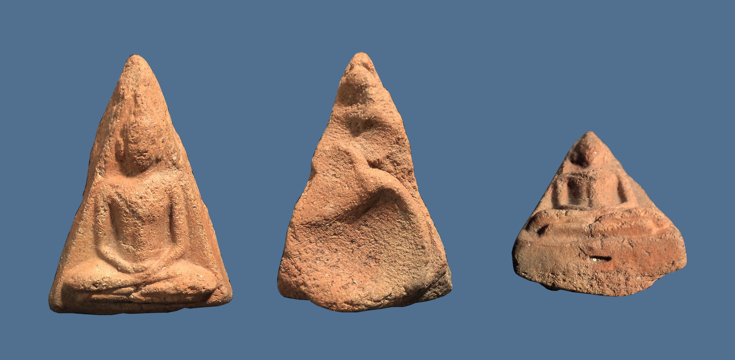 พระนางพญา เนื้อดิน กรุวัดเวียง จ.อยุธยา