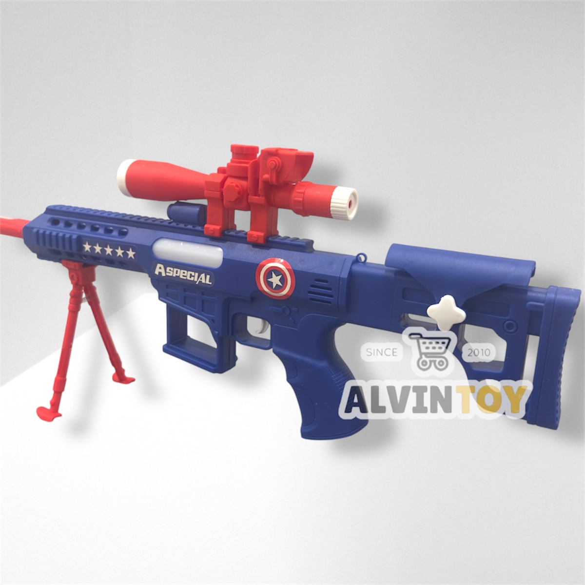 ปืน ของเล่นปืนกัปตันอเมริกา มีเสียง มีไฟ