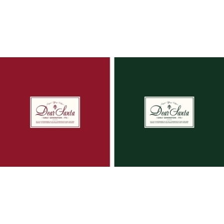( Pre-Order ) TTS (Girl`s Generation) Christmas Special Album Dear Santa (Cover Random) (Random First Limited Edition) Red ver. วางจำหน่าย 4 /12 / 2015
