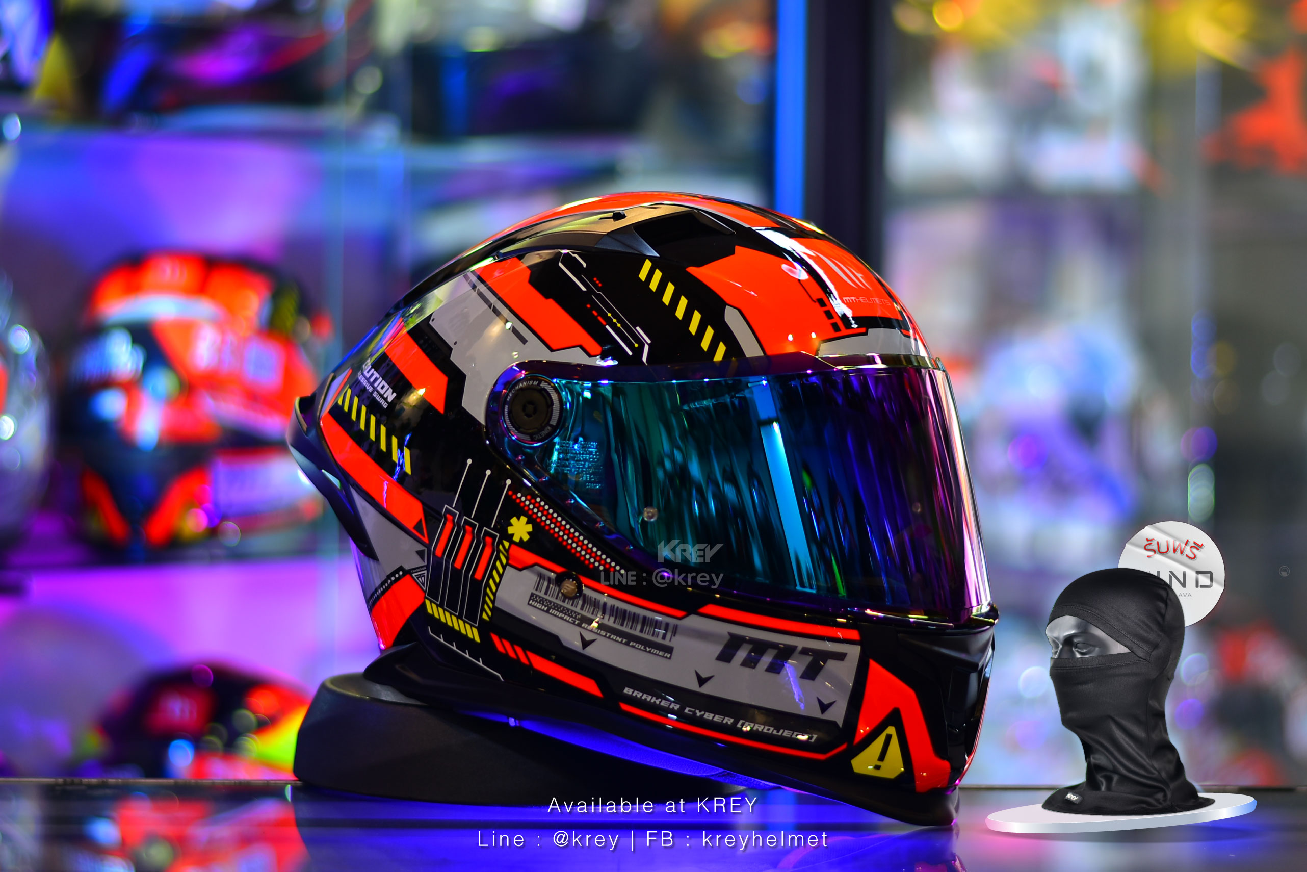 MT model BRAKER SV CYBER GLOSSY RED