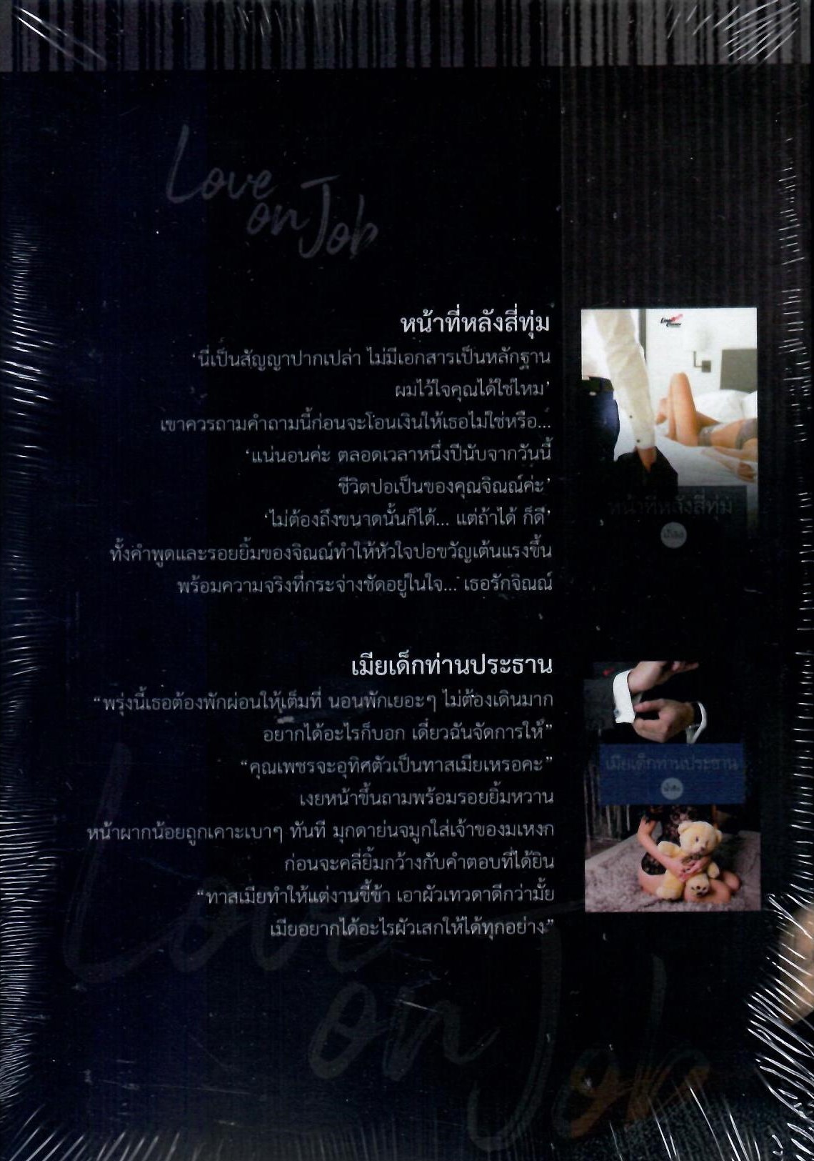 Love on Job โดย นิมมานรดี (รวมเรื่องสั้นของน้ำขิง ชุดที่ 2) ในเล่มมี 2 เรื่อง หน้าที่หลังสี่ทุ่ม + เมียเด็กท่านประธาน (พระเอกเป็นเพื่อนกัน) (NC20+) / นิมมานรดี (ทำมือ – ใหม่ แถมฟรีปกพลาสติกใส หนังสือมีตำหนิเล็กน้อยที่สันมุมด้านขวา.)