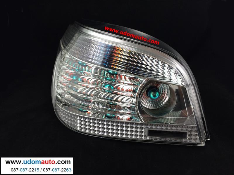 ไฟท้าย BMW E60 (สีขาวล้วน) ปี04-08 / Taillight, 520d, 523I, 525iSE, LCI, LED