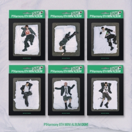 ( Pre-Order ) P1Harmony 8th Mini Album [DUH!] ( Compact H ver ) Set 6 ver * ไม่มี Poster พับ * วางจำหน่าย 9 / 5 / 2025